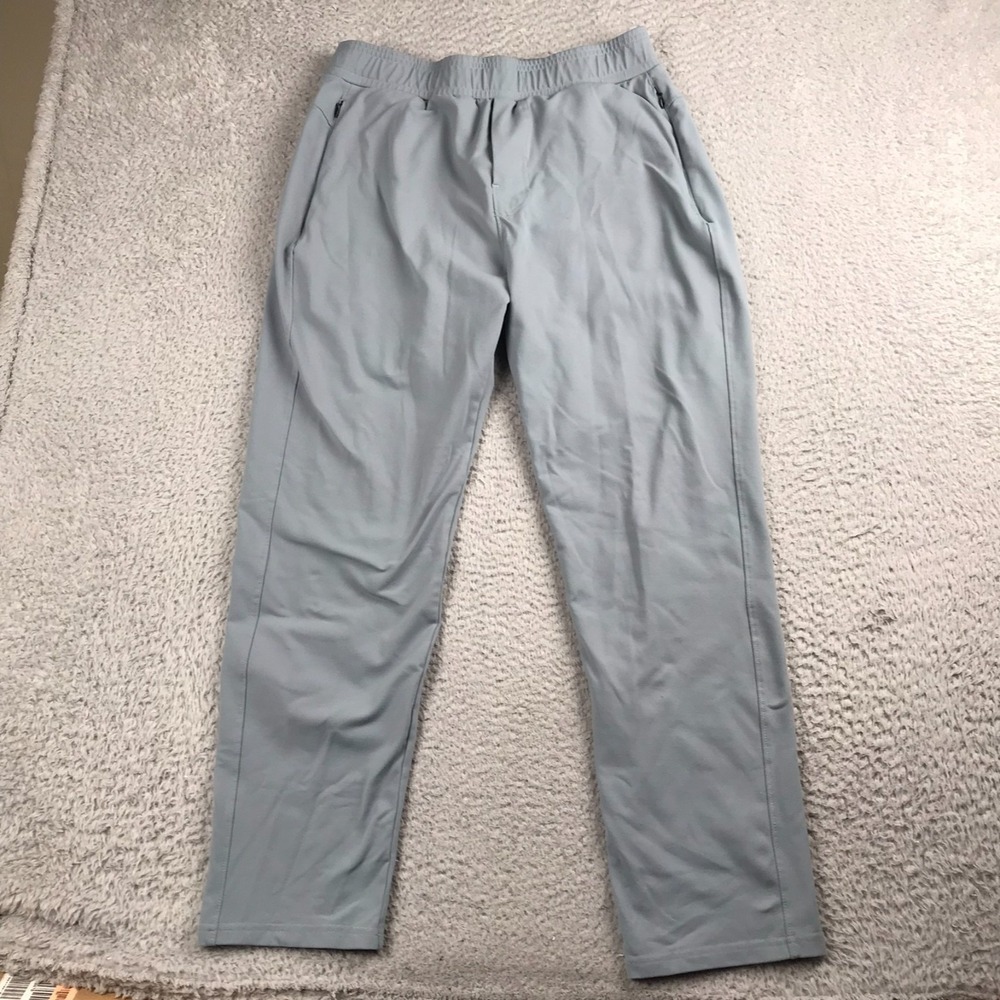 Public Rec Gamechanger Pants Mens 34 (33x28) Gray Drawstring All Day Sweatpant